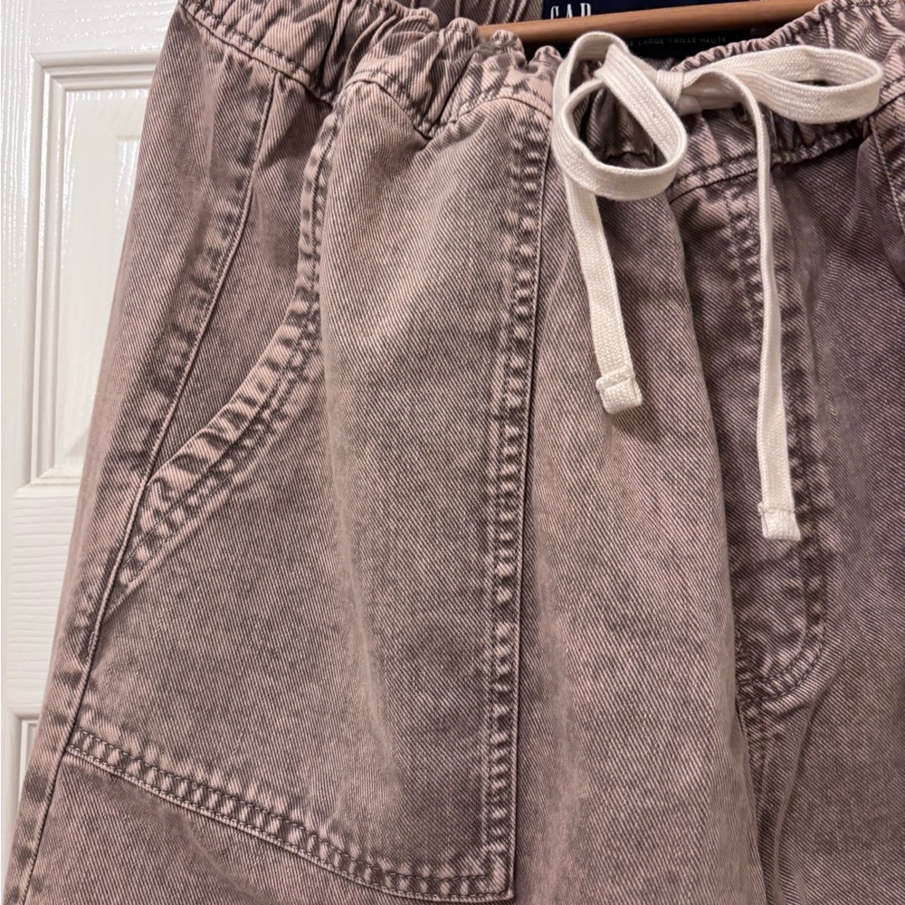 GAP Tan Wide Leg Pants - Picture 3 of 6